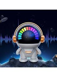 BOCINA TIPO ROBOT ASTRONAUTA ESPACIAL CON MUSICA